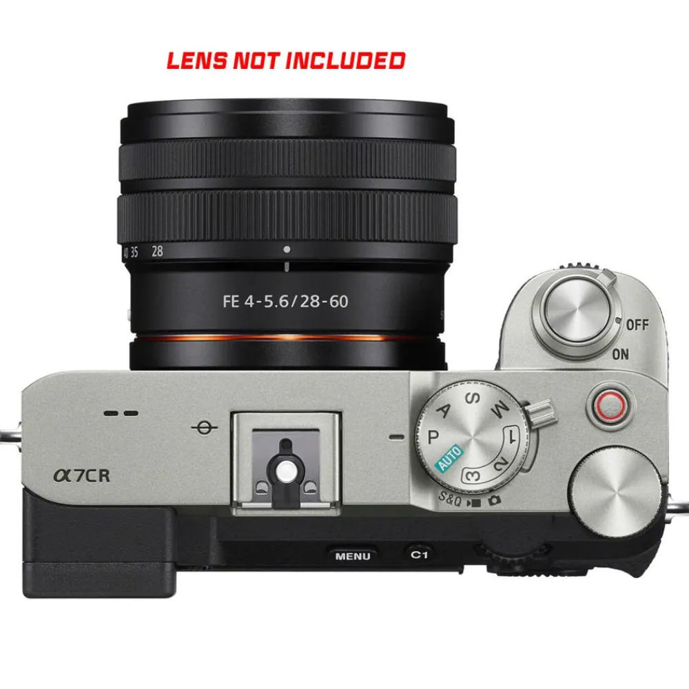 Sony Interchangeable Lens Cameras | Mirrorless Cameras Only | Alpha a7CR Camera Body (Silver)