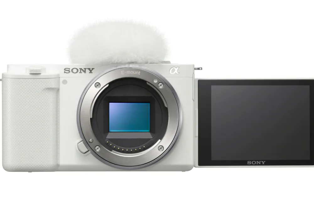 Sony Mirrorless Cameras Only | Video Cameras | Alpha ZV-E10 Camera Body White BONUS 128GB Card