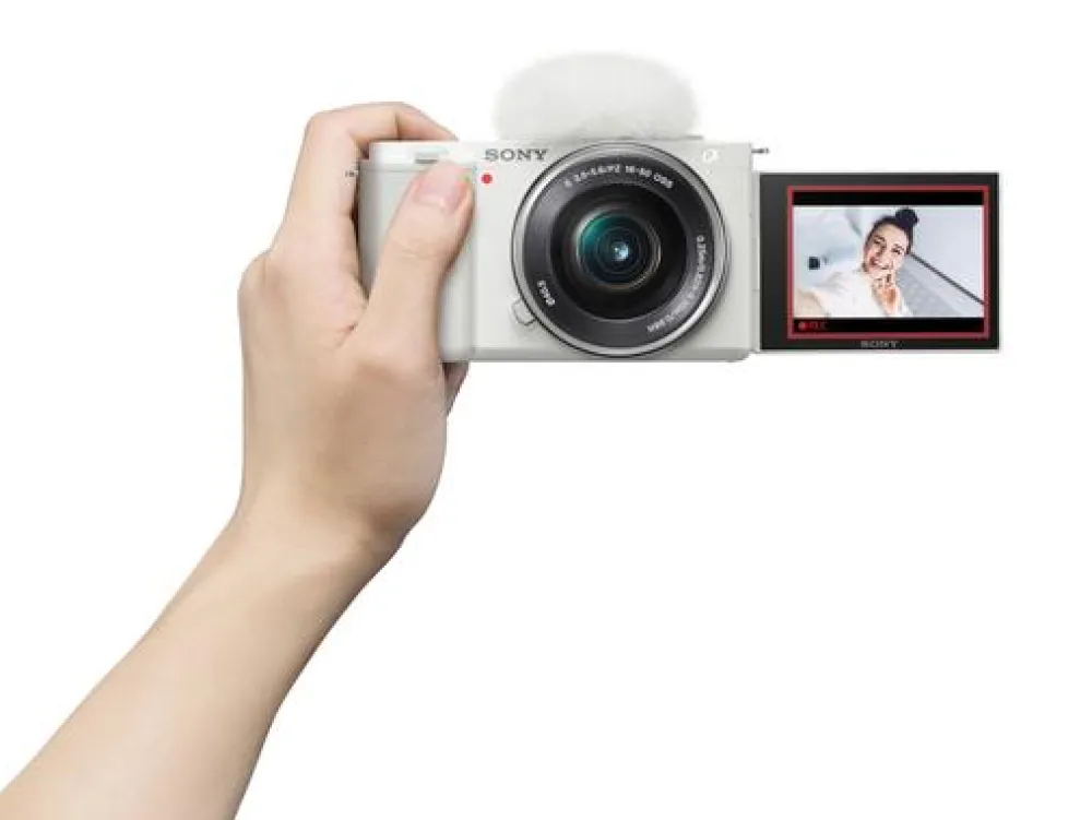 Sony Mirrorless Cameras Only | Video Cameras | Alpha ZV-E10 Camera Body White BONUS 128GB Card