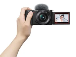 Sony Mirrorless Cameras Only | Video Cameras | Alpha ZV-E10 Camera 16-50mm Lens Black BONUS CARD