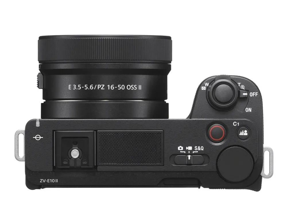 Sony Mirrorless Cameras Only | Video Cameras | Alpha ZV-E10 II with PZ16-50 II Lens Black