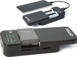 Optex Batteries / Chargers / Ac Adapters / Grips | Battery Charger LI8000 with Built-in Power Bank