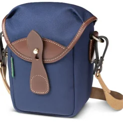 Billingham Bags: Dslr/Topload/Video | 72 Camera Bag (Navy Canvas - Chocolate Leather 1.4L)