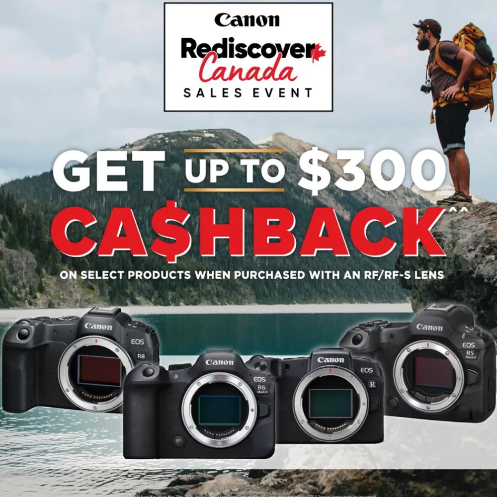 Canon Mirrorless Cameras Only | EOS RP + Red Strap + Lexar Professional 128GB Card 667x