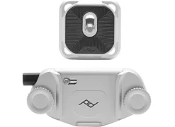 PeakDesign Straps / Handles / Harness | Capture Silver with Standard Plate