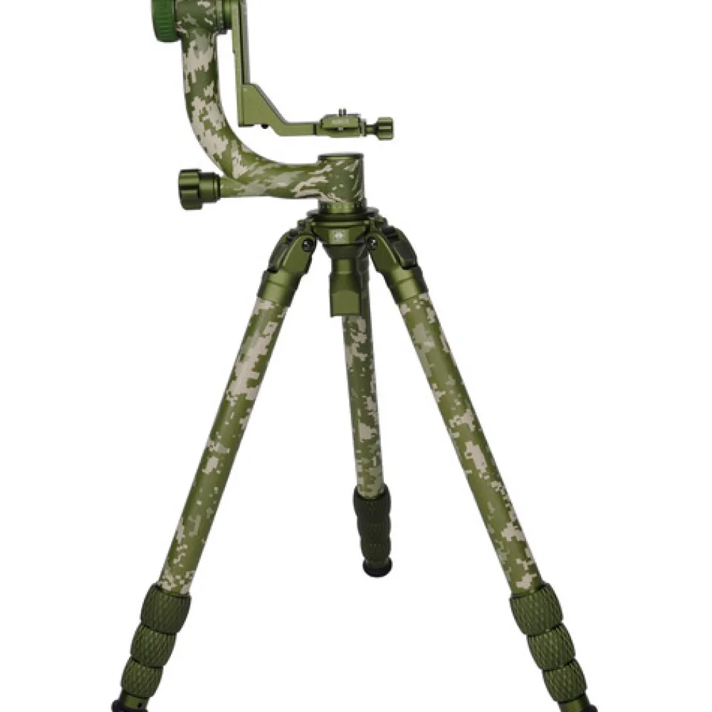 Sirui Tripods / Heads | CT-3204 Explorer Series Carbon Fiber Tripod with CH-20 Gimbal (Camo)