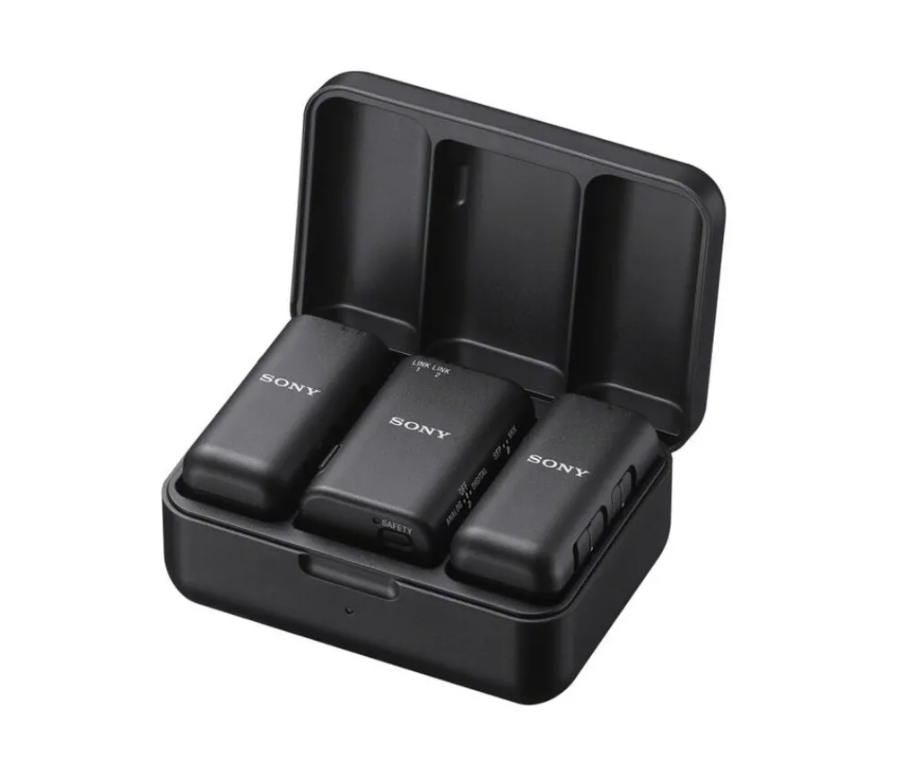Sony Video Accessories | Microphones / Headphones / Speakers | ECM-W3 Dual Channel Wireless Microphone System