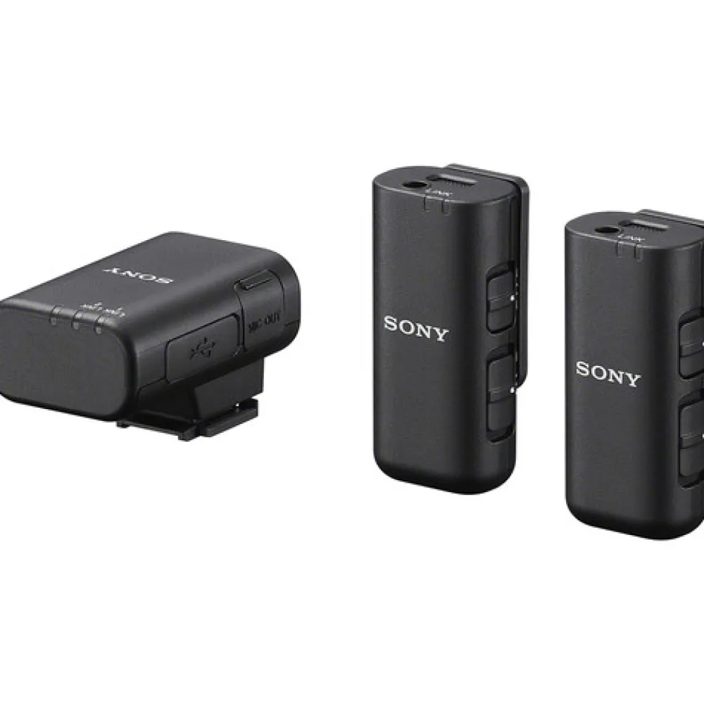Sony Video Accessories | Microphones / Headphones / Speakers | ECM-W3 Dual Channel Wireless Microphone System