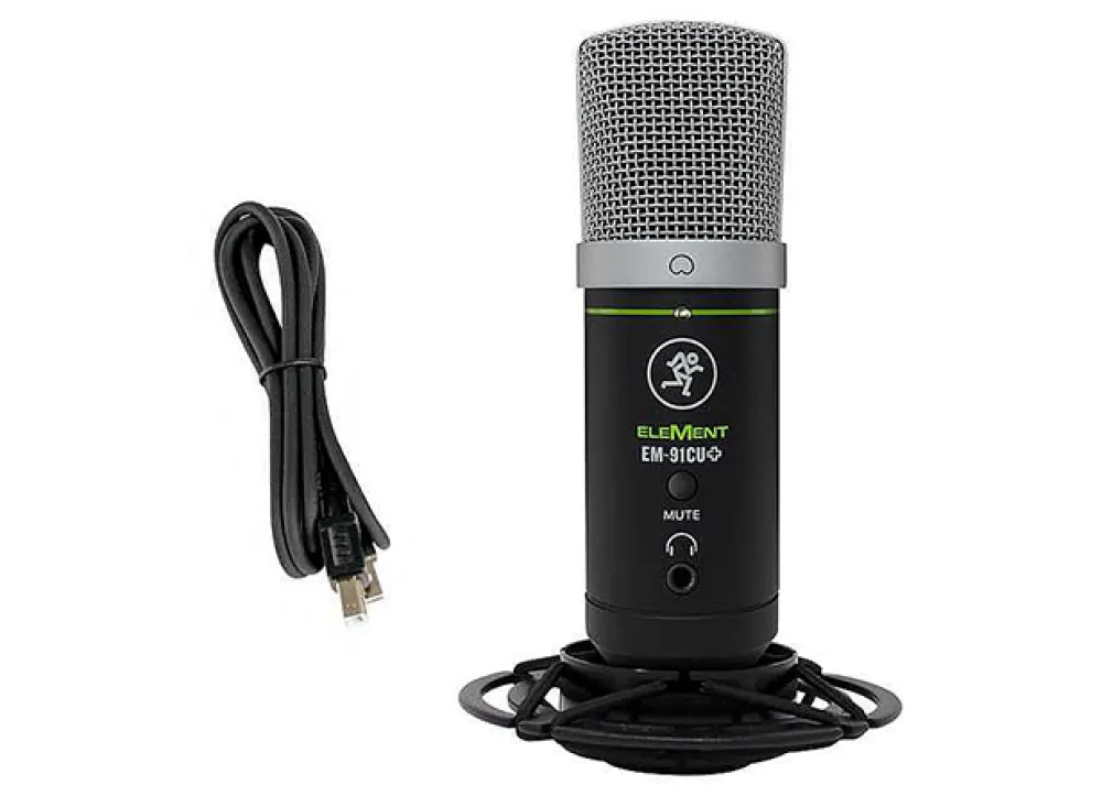 MACKIE Video Accessories | Microphones / Headphones / Speakers | EM-91CU+ EleMent Series USB Condenser Microphone