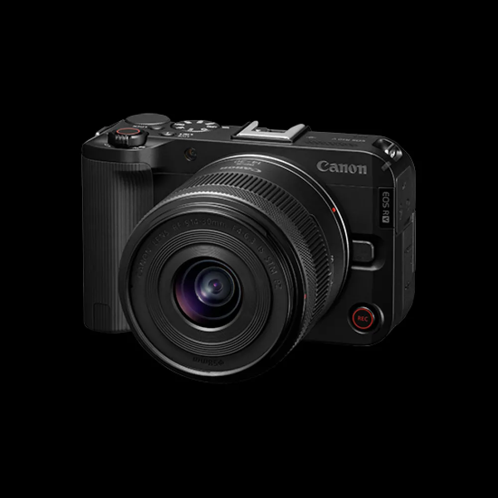 Canon Point And Shoot Cameras | Video Cameras | EOS R50 V with RF-S14-30mm F4-6.3 IS STM PZ lens