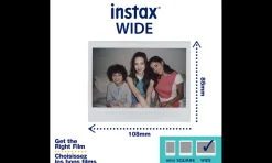 Fujifilm Film And Instant Cameras | Film And Instant Media | INSTAX WIDE Brushed Metallics Instant Film (10 exposures)