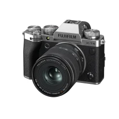 Fujifilm Interchangeable Lens Cameras | Mirrorless Cameras Only | X-T5 Bundle with XF16-50mm f2.8-4 LM WR lens kit Silver + Lexar 128GB 1667x Card + NPW235