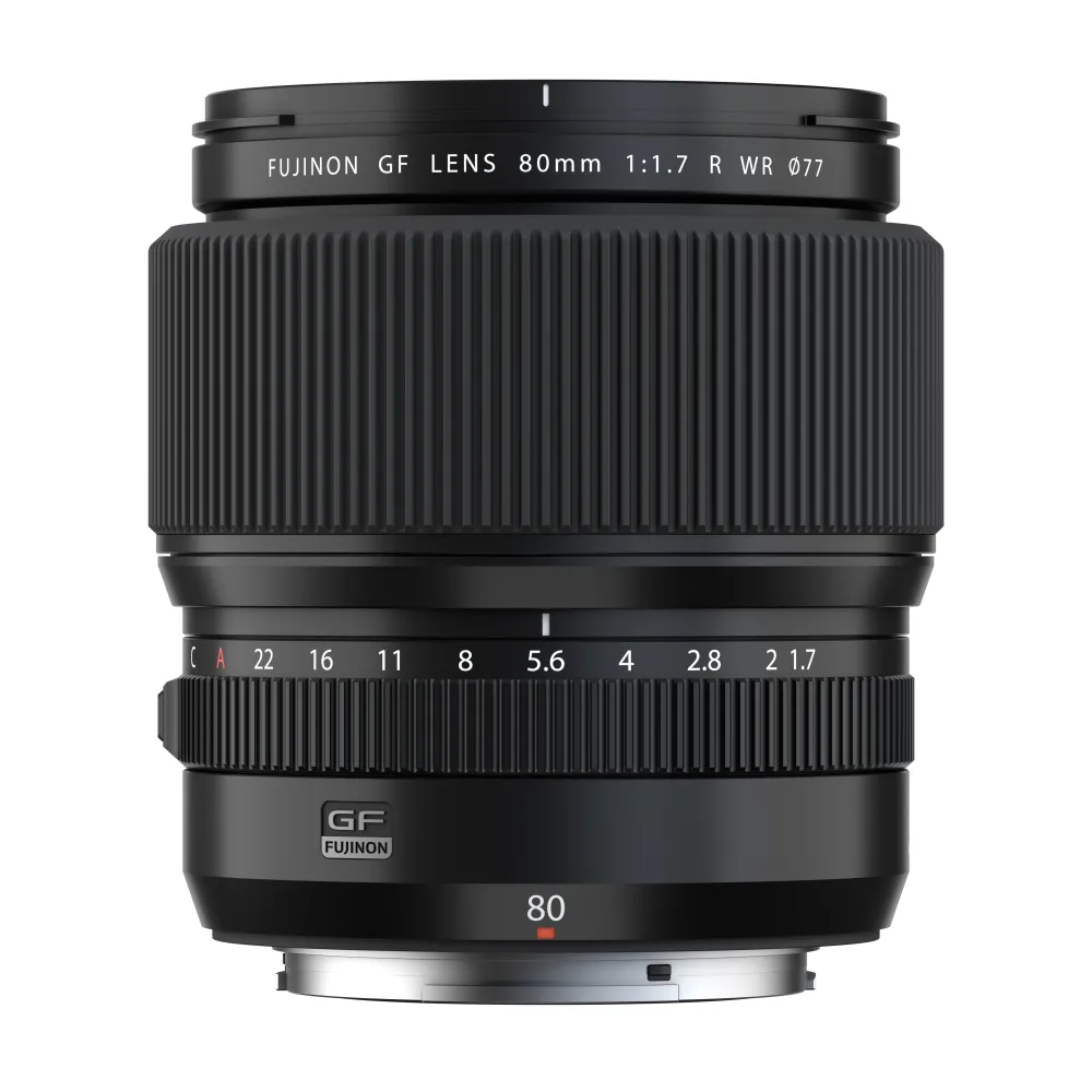 Fujifilm Telephoto Prime | Normal Lens, Adapters & Converters | FUJINON GF80mm F1.7 R WR Lens Black