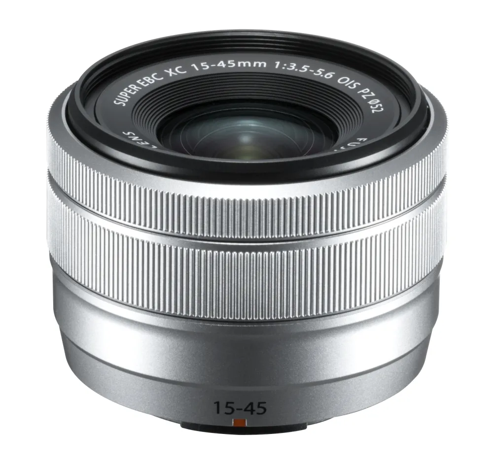 Fujifilm Wide Angle Zoom | Mirrorless Lenses Only | FUJINON XC15-45mm F3.5-5.6 OIS PZ Silver