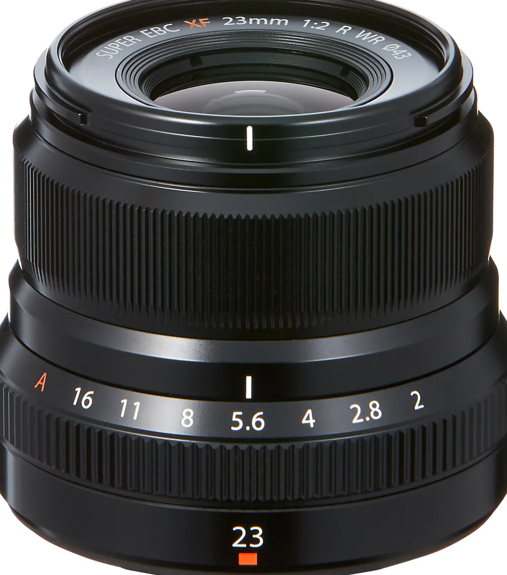Fujifilm Wide Angle Prime | Mirrorless Lenses Only | FUJINON XF23mm F2 R WR Black