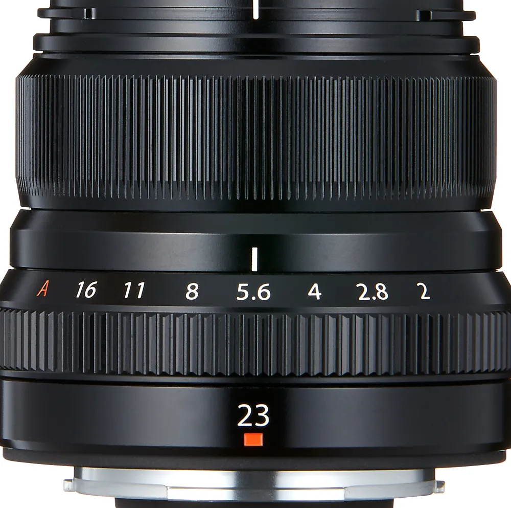 Fujifilm Wide Angle Prime | Mirrorless Lenses Only | FUJINON XF23mm F2 R WR Black