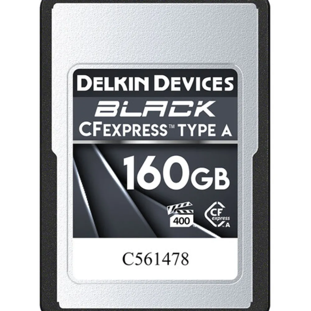 Delkin Cfexpress Memory Cards | 160GB BLACK CFexpress Type A Memory Card
