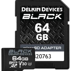 Delkin Sd Secure Digital | 64GB BLACK UHS-I microSDXC Memory Card
