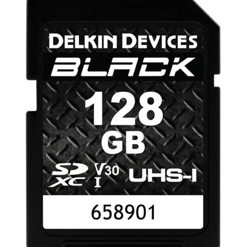 Delkin Sd Secure Digital | 128GB BLACK UHS-I SDXC Memory Card