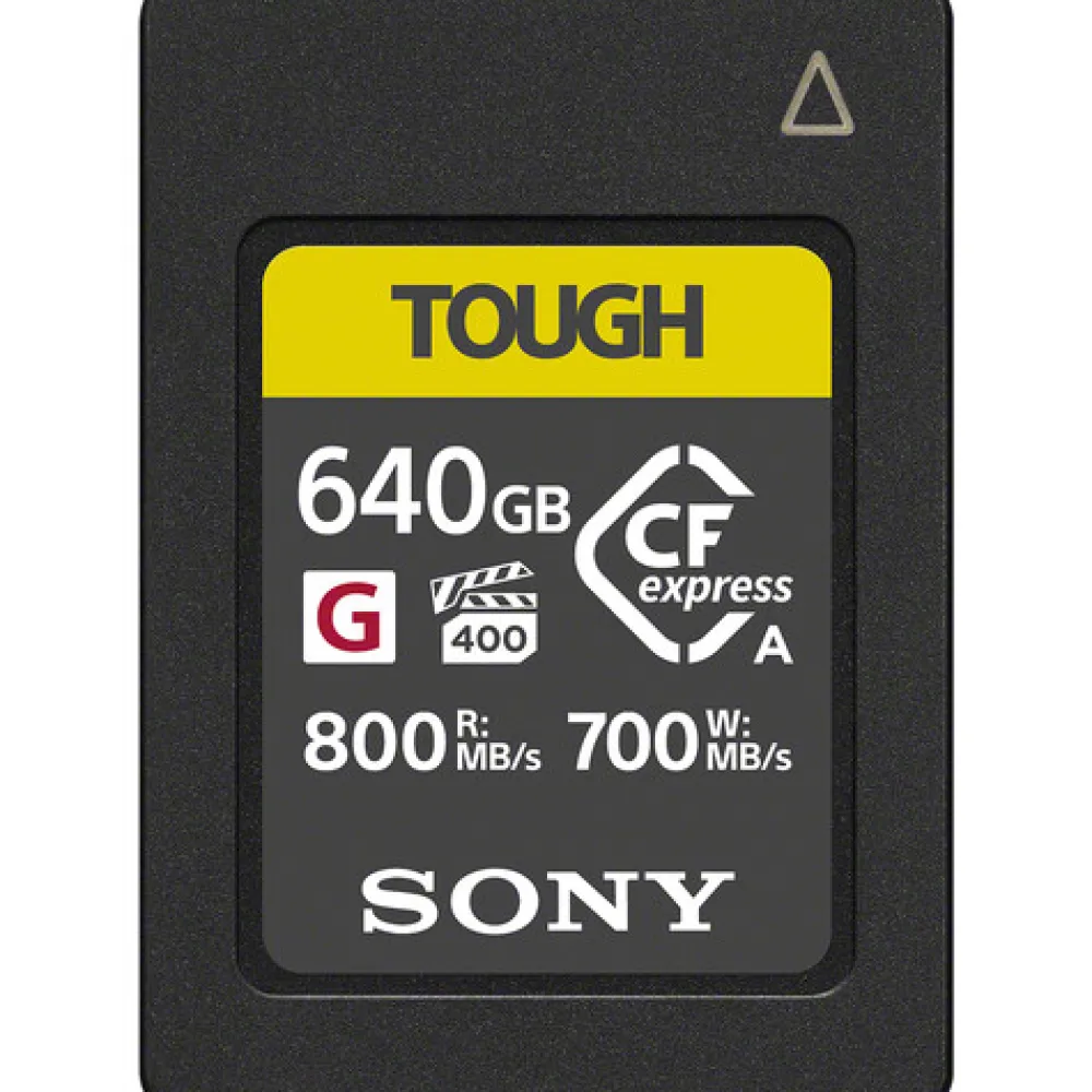 Sony Cfexpress Memory Cards | 640GB CFexpress Type A TOUGH Memory Card