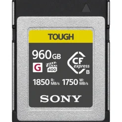 Sony Cfexpress Memory Cards | 960GB CFexpress Type B TOUGH Memory Card