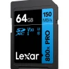 Lexar Sd Secure Digital | 64GB High-Performance 800x PRO UHS-I SDXC Memory Card (BLUE)