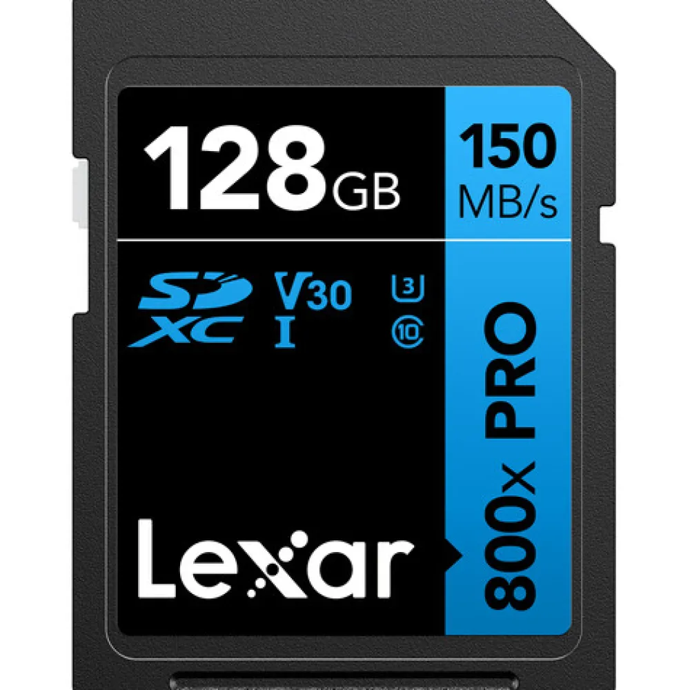 Lexar Sd Secure Digital | 128GB High-Performance 800x PRO UHS-I SDXC Memory Card (BLUE)