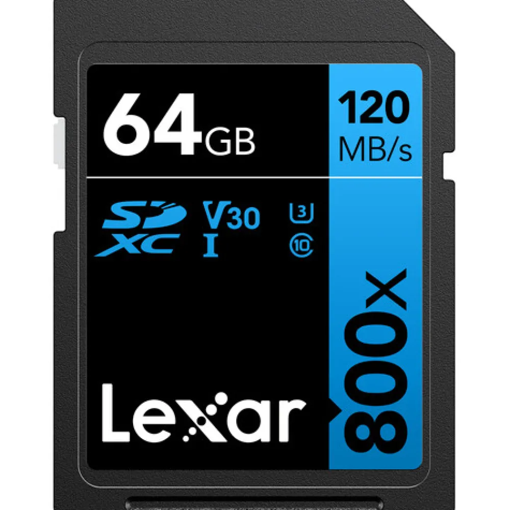 Lexar Sd Secure Digital | 64GB High-Performance 800x UHS-I SDXC Memory Card