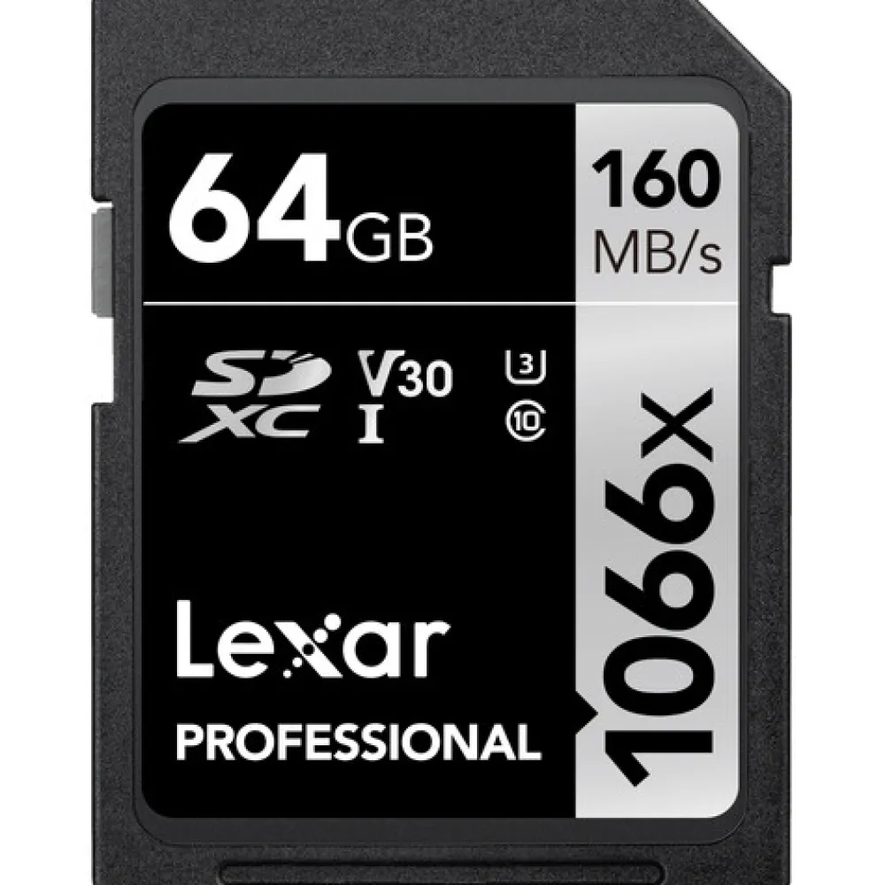 Lexar Sd Secure Digital | 64GB Professional 1066X Silver Series SDXC
