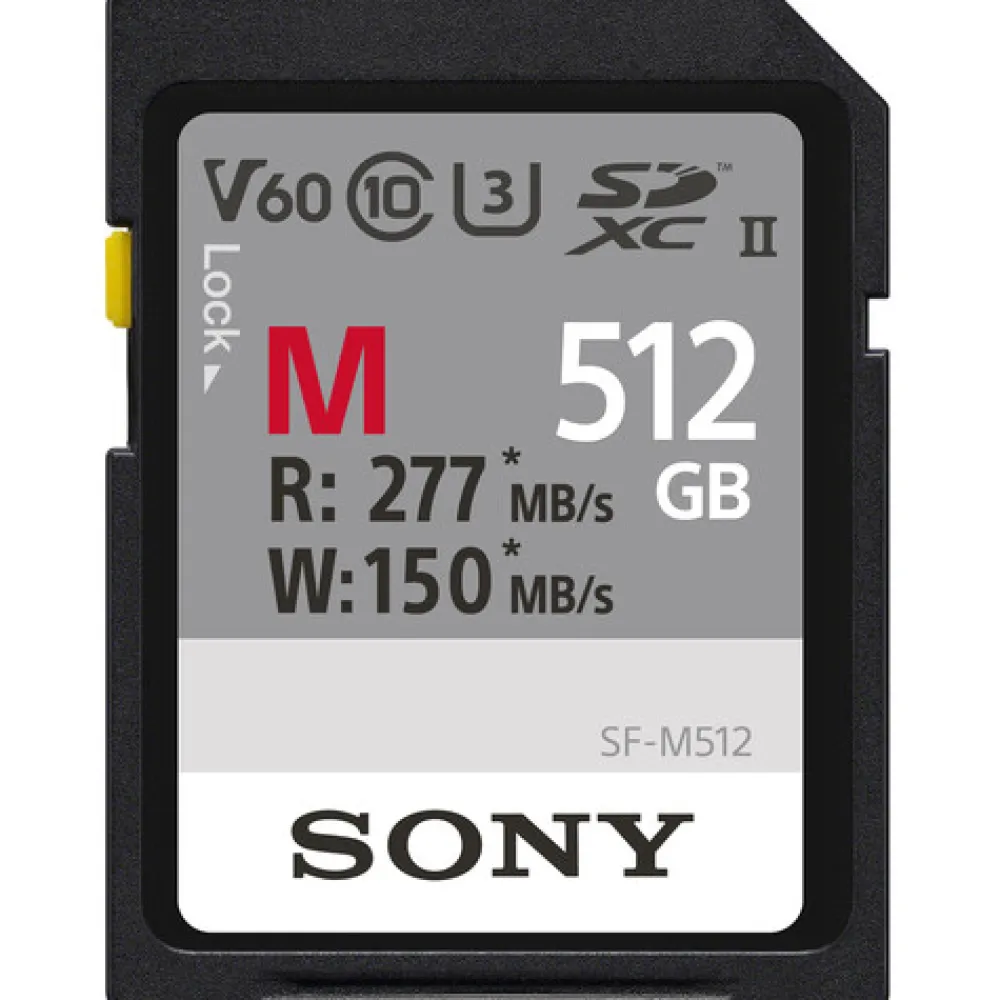 Sony Sd Secure Digital | 512GB SF-M UHS-II SDXC Memory Card