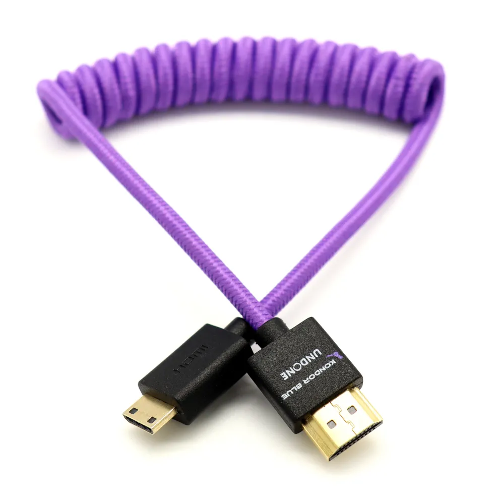 Kondor Blue Cables / Cords / Remotes | Gerald Undone MK2 Mini HDMI to Full HDMI Cable 12