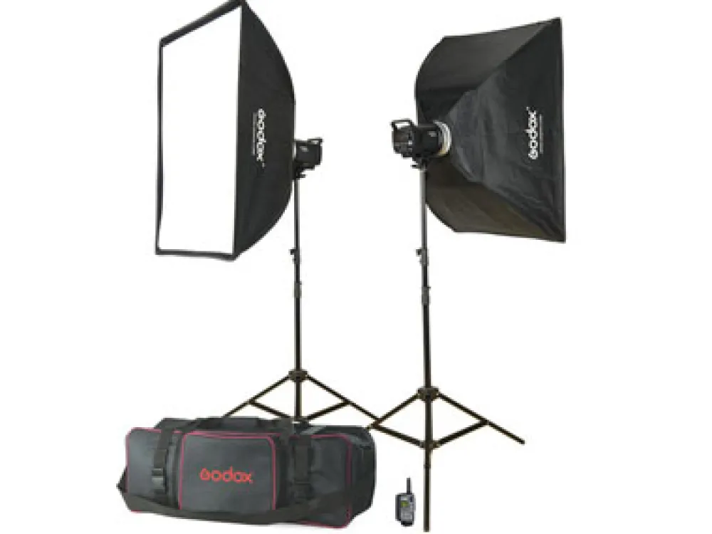 Godox Video Lighting | MS Series 300W X2 Studio Light Kit