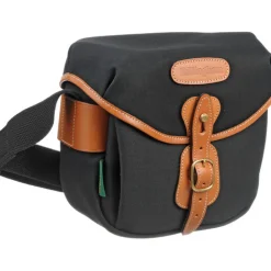 Billingham Bags: Dslr/Topload/Video | Hadley Digital Black Canvas Tan Leather Bag