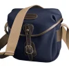 Billingham Bags: Dslr/Topload/Video | Hadley Digital Navy Canvas Black Leather Bag