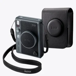 Fujifilm Film And Instant Cameras | INSTAX MINI EVO L.E. Hybrid Instant Camera Bundle (Dark Silver)