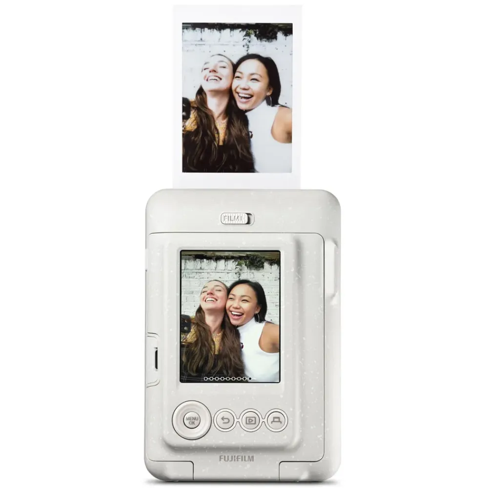 Fujifilm Film And Instant Cameras | Instax Mini LiPlay Camera & Printer White