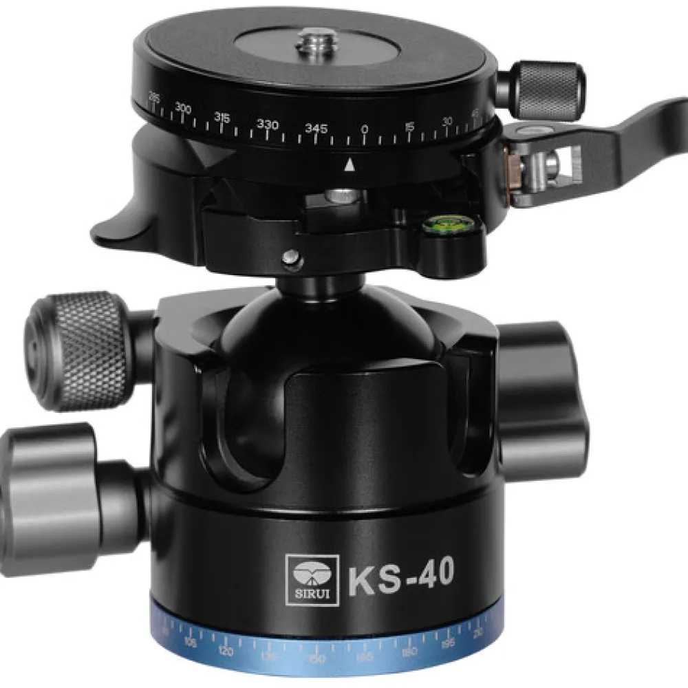 Sirui Tripods / Heads | KS-40 Low Gravity QR Ball Head with Panning Arca-Type Plate