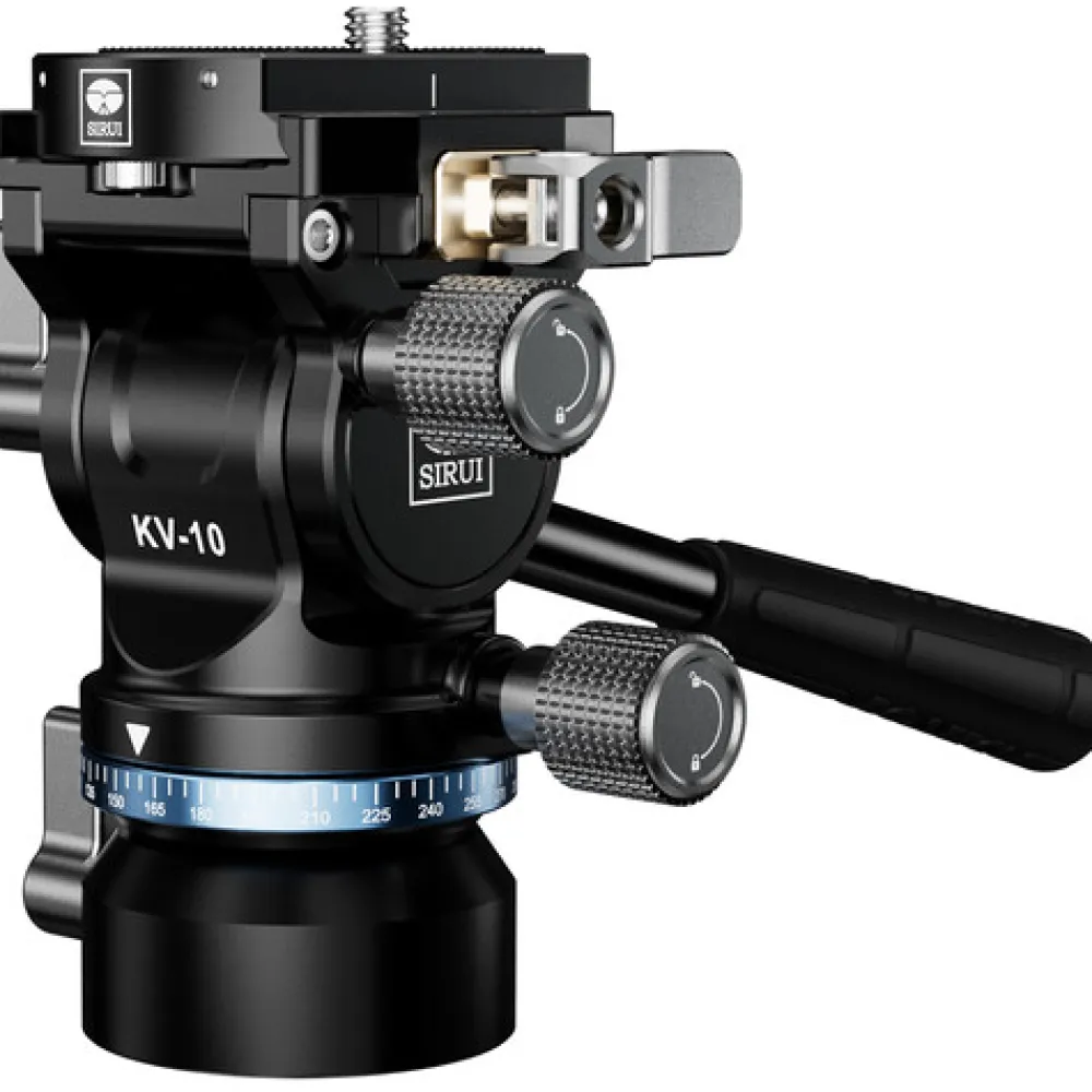 Sirui Tripods / Heads | KV-10 Pan and Tilt Head with Leveling Base