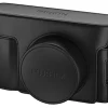 Fujifilm Bags: Compact Camera | LC-X100V Black Leather Camera Case