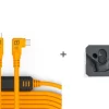 TETHER TOOLS Cables / Cords / Remotes | Cables / Cords / Remotes | LeverLock & Cable Kit USB-C to USB-C 31' (9.4m) Right to Right