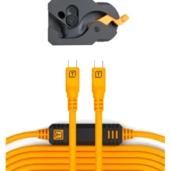 TETHER TOOLS Cables / Cords / Remotes | LeverLock & Cable Kit USB-C to USB-C 15' (4.6m) Straight - Straight