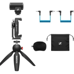 Sennheiser Video Accessories | Microphones / Headphones / Speakers | MKE 200 Mobile Kit