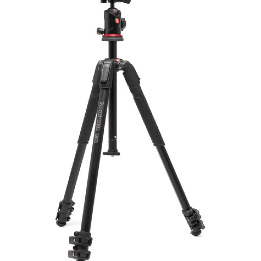 Manfrotto Tripods / Heads | MK190X3 3-Section Photo AS Aluminum Tripod with Ball Head