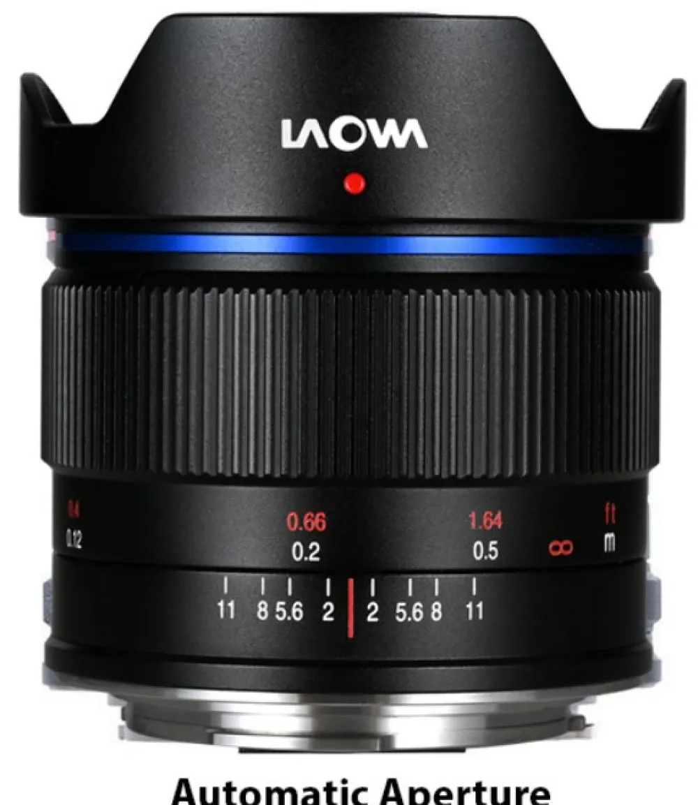 Laowa Wide Angle Prime | Mirrorless Lenses Only | 7.5mm f2 Auto Aperture Lens Micro 4/3 Black