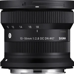 Sigma Wide Angle Zoom | Mirrorless Lenses Only | 10-18mm f/2.8 DC DN Contemporary Lens (Canon-RF-S)