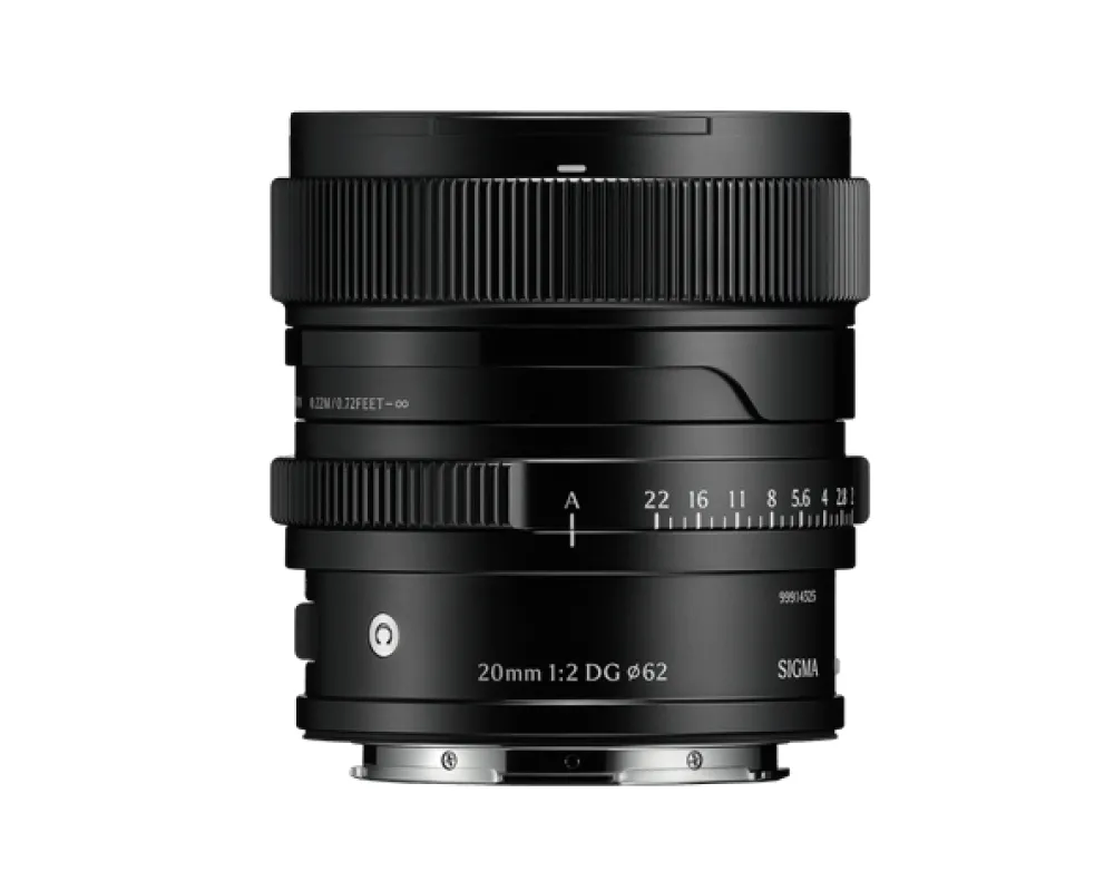 Sigma Wide Angle Prime | Mirrorless Lenses Only | 20mm f/2 DG Contemporary Black Lens (Sony FSE)