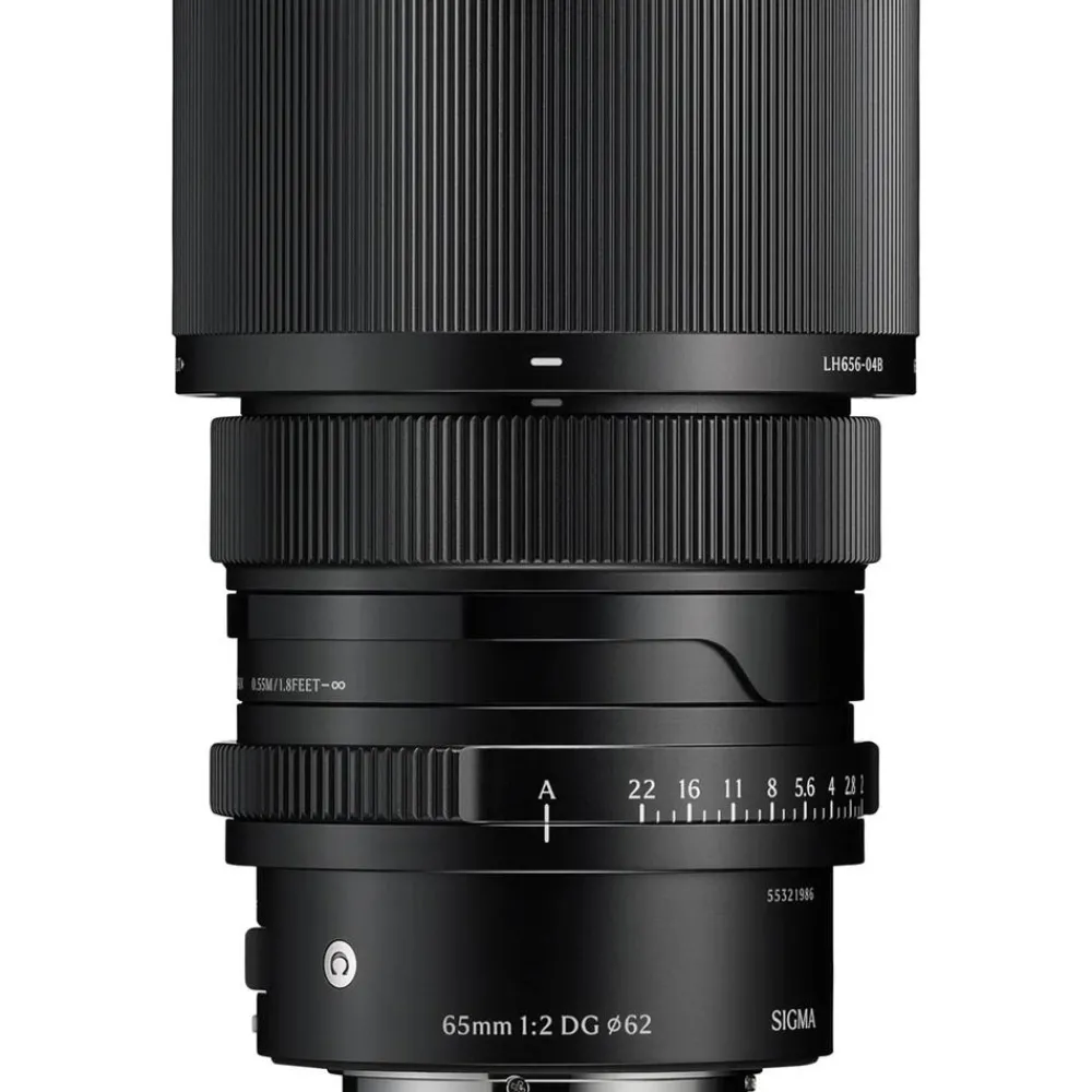 Sigma Mirrorless Lenses Only | 65mm f/2 DG Contemporary Black Lens (Sony FSE)