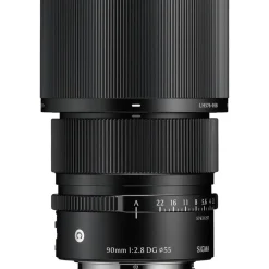 Sigma Mirrorless Lenses Only | 90mm f/2.8 DG Contemporary Black Lens (Sony FSE)