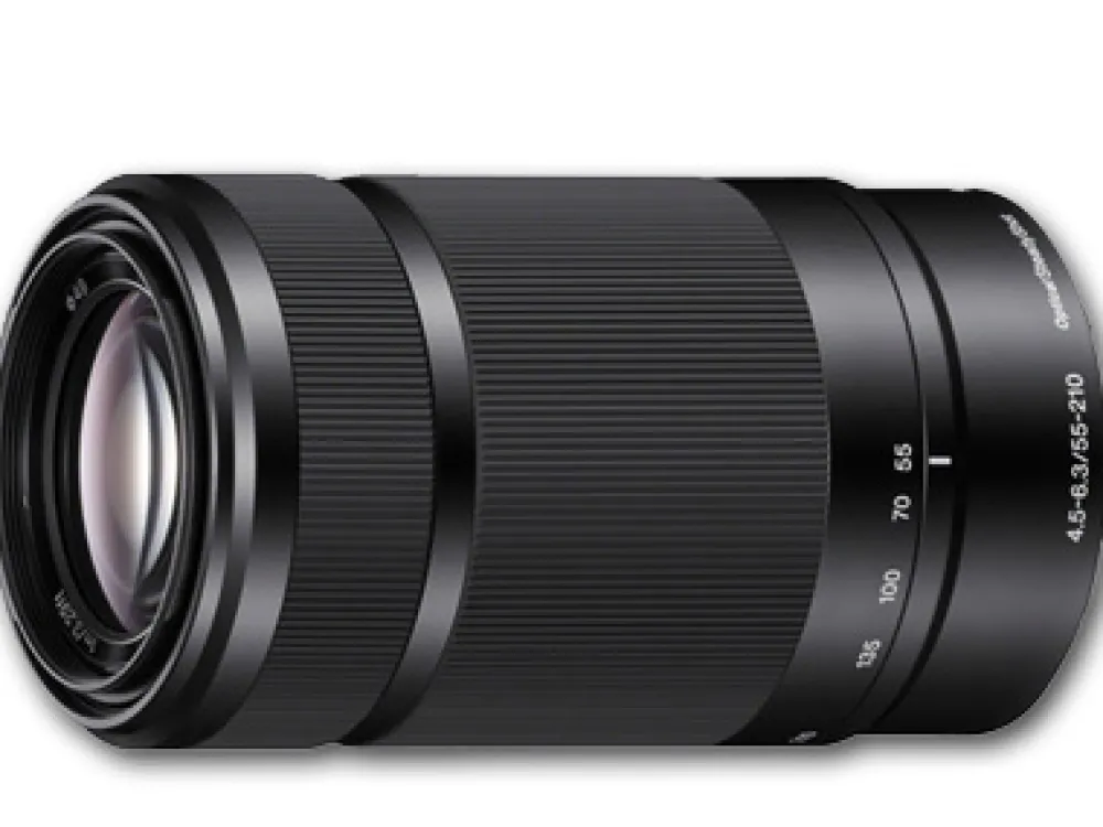 Sony Telephoto Zoom | Mirrorless Lenses Only | 55-210mm f4.5-6.3 E OSS E-Mount Lens Black
