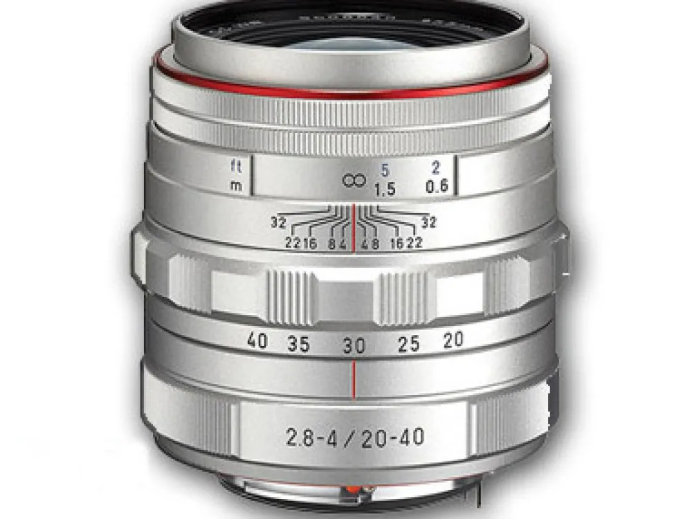 Pentax Wide Angle Zoom | 20-40mm f2.8-4 ED Limited HD DA DC WR Lens Silver